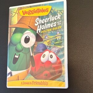 3/$15 VeggieTales Sheerluck Holmes and the Golden Ruler DVD